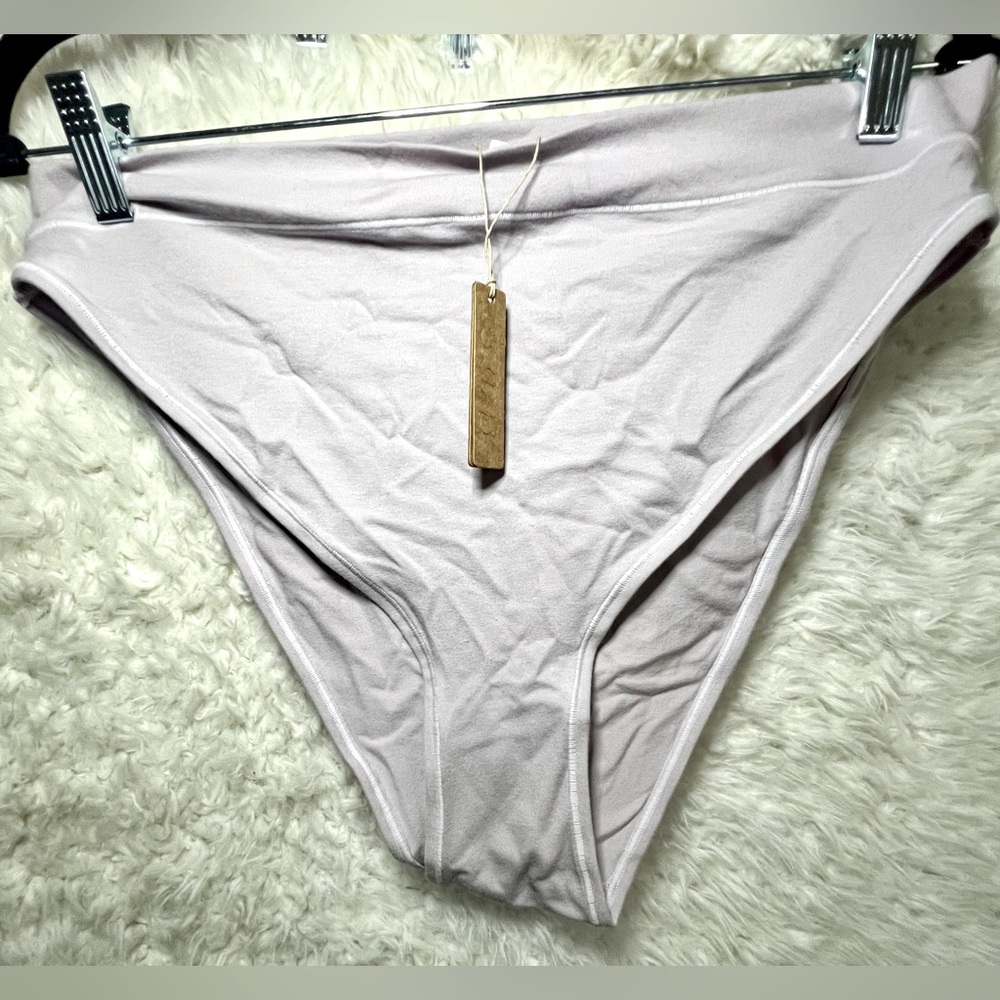 NWT SKIMS Iris mica stretch cotton briefs 4X